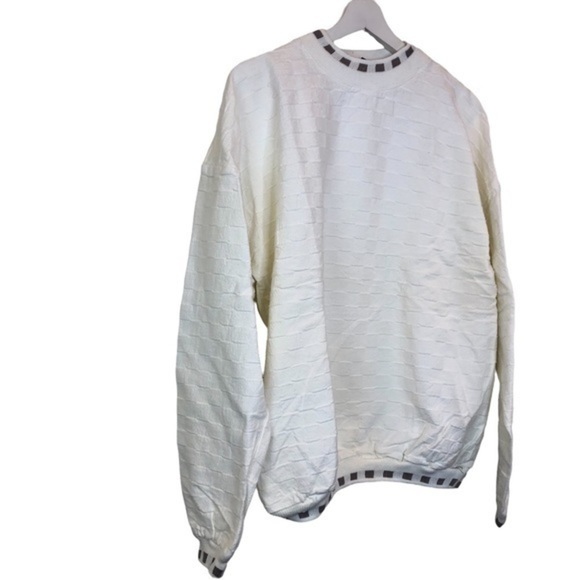 Wek The World Cotton Vintage Long Sleeve Sweater New - Picture 2 of 9